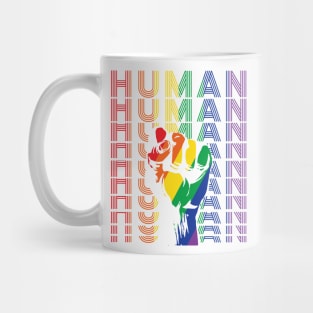 Pride LGBT Strong Hand Gay Rainbow Gift Mug